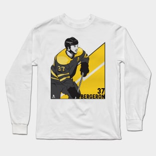 Patrice Bergeron Boston Angle Long Sleeve T-Shirt